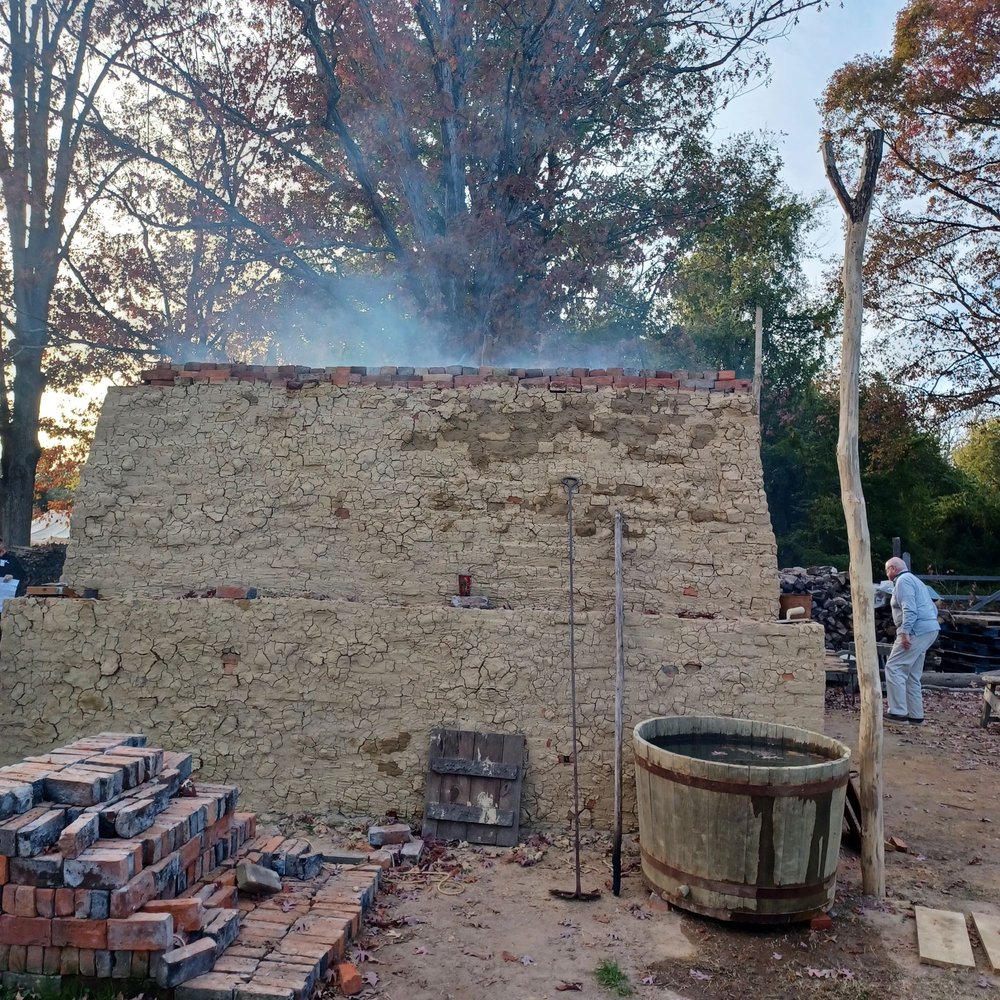 Colonial Williamsburg Brickyard - Brickyard kiln day #1 - Historical Tours Near Me - Williamsburg, Virginia