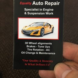 Equality Auto Repair Equality Auto Repair