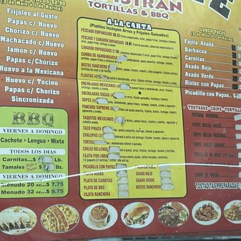 Capistran Tortillas - Menu - Barbeque Near Me - Brownsville, Texas Capistran Tortillas - Menu - Barbeque Near Me - Brownsville, Texas