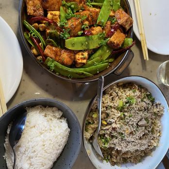 Men & Beasts - Kung Pao Tofu, Fried Rice - Chinese Near Me - Los Angeles, California Men & Beasts - Kung Pao Tofu, Fried Rice - Chinese Near Me - Los Angeles, California