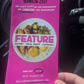 Feature Eatery - Menu - Gluten-Free Near Me - East Amherst, New York Feature Eatery - Menu - Gluten-Free Near Me - East Amherst, New York