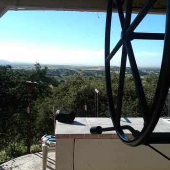 High Ridge Manor - view from BBQ pit - Bed & Breakfast Near Me - Paso Robles, California