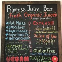 Primrose Natural Foods & Juice Bar - Fantastic menu of delicious, healthy food and drink.