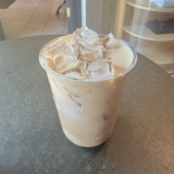 Slow By Slow Coffee - Latte with old fashioned syrup - Coffee & Tea Near Me - Boise, Idaho Slow By Slow Coffee - Latte with old fashioned syrup - Coffee & Tea Near Me - Boise, Idaho