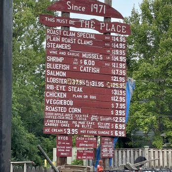 The Place - Menu (up to date as of 7/21) - Seafood Near Me - Guilford, Connecticut
