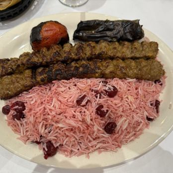 Raffi's Place - Beef Koobideh with Cherry Rice - Middle Eastern Near Me - Glendale, California Raffi's Place - Beef Koobideh with Cherry Rice - Middle Eastern Near Me - Glendale, California