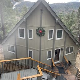 Stairs and outside entry, all refinished by Chango's Stairs and outside entry, all refinished by Chango's