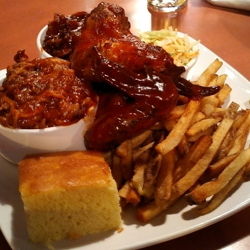 Parkside Pub & Grill - Smokehouse combo. Prepare for way too much sauce. - Pubs Near Me - Dartmouth, Nova Scotia