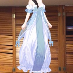Unique - A girl with a dress on.