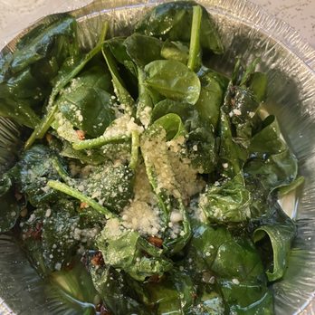 Gaby's Pizza & Grill - Side of Spinach in Garlic and Oil - Pizza Near Me - Saddle Brook, New Jersey Gaby's Pizza & Grill - Side of Spinach in Garlic and Oil - Pizza Near Me - Saddle Brook, New Jersey