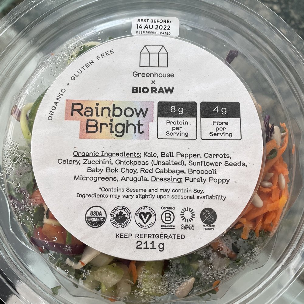 Greenhouse Juice Co. - Rainbow bright salad - Juice Bars & Smoothies Near Me - Toronto, Ontario Greenhouse Juice Co. - Rainbow bright salad - Juice Bars & Smoothies Near Me - Toronto, Ontario