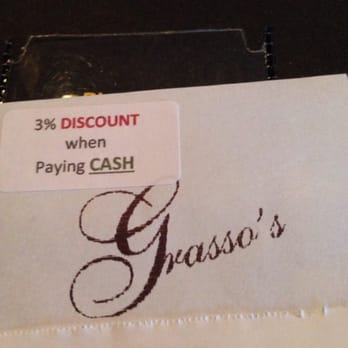 Grasso's - I wonder why they want cash... - Seafood Near Me - Cold Spring Harbor, New York Grasso's - I wonder why they want cash... - Seafood Near Me - Cold Spring Harbor, New York