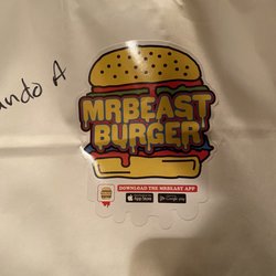 MrBeast Burger - Bag from order.