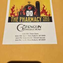 Tyranena - The Fharmacy Public House - Dinner Theater!