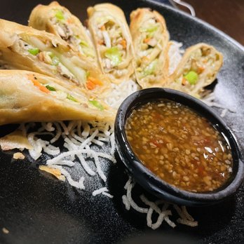 P.F. Chang's - Veggie egg rolls Vegetable Spring Rolls - 3 Count - Chinese Near Me - Rancho Cucamonga, California