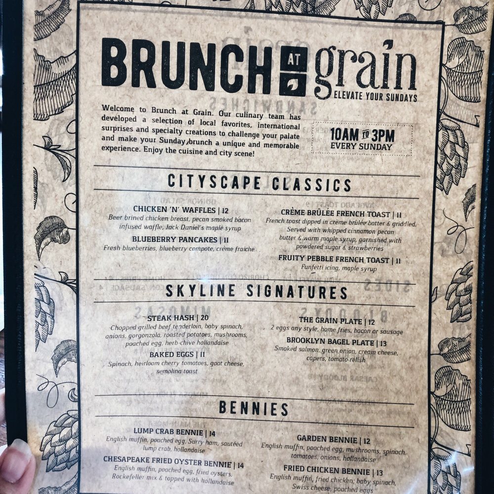 Grain - Menu - Beer Gardens Near Me - Norfolk, Virginia
