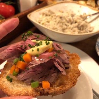 Casa Lolea - Roastbeef sirloin with dijon mustard crust. - Tapas Bars Near Me - Barcelona, B Casa Lolea - Roastbeef sirloin with dijon mustard crust. - Tapas Bars Near Me - Barcelona, B
