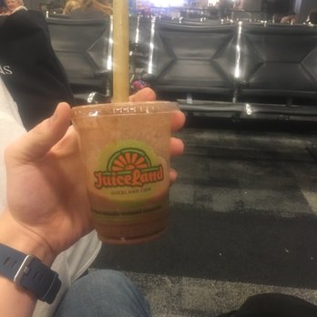 JuiceLand - Coffee almond milk cinnamon - Juice Bars & Smoothies Near Me - Austin, Texas