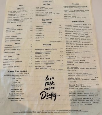 Menu photo 3 Dialog Cafe West Hollywood, CA Menu photo 3 Dialog Cafe West Hollywood, CA