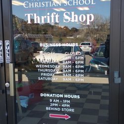North County Christian Thrift Shop - Hours - March 2023