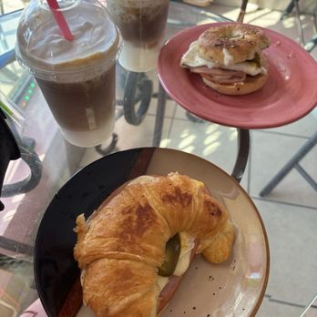 Chavita's Cafe - Iced Chavita's Coffee Croissant Desayuno Bagel Desayuno - Coffee & Tea Near Me - Madera, California