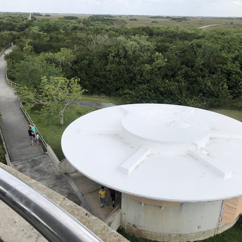 Shark Valley Tram Tours - Restroom building at Observation Tower. - Tours Near Me - Miami, Florida