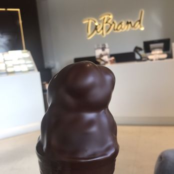 DeBrand Fine Chocolates - Dipped dark chocolate cone - Chocolatiers & Shops Near Me - Indianapolis, Indiana DeBrand Fine Chocolates - Dipped dark chocolate cone - Chocolatiers & Shops Near Me - Indianapolis, Indiana