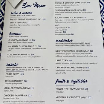 The Phoenician Spa - Spa food menu - Day Spas Near Me - Scottsdale, Arizona The Phoenician Spa - Spa food menu - Day Spas Near Me - Scottsdale, Arizona