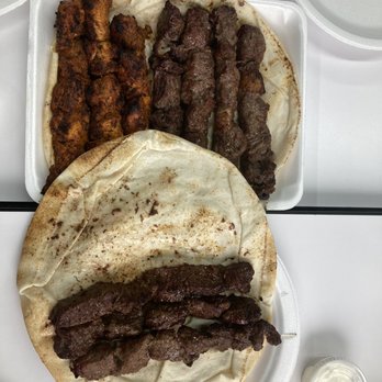 Dearborn Meat Market - Bread with different types of meat kabob - Meat Shops Near Me - Dearborn, Michigan Dearborn Meat Market - Bread with different types of meat kabob - Meat Shops Near Me - Dearborn, Michigan
