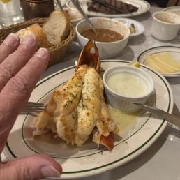 The best Lobster I've ever had in my life and it was larger than my hand , HUGE ! The best Lobster I've ever had in my life and it was larger than my hand , HUGE !