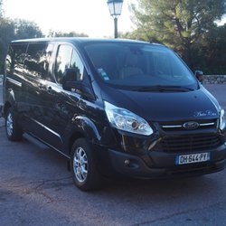 My Nice Excursion - This is the off-season van the company uses. Pictured at Garoupe Lighthouse in Antibes.