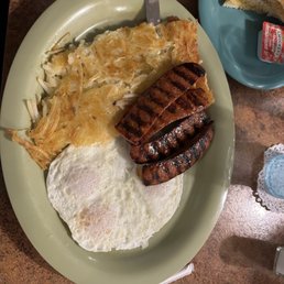 Linguisa and eggs. Mm mmmm