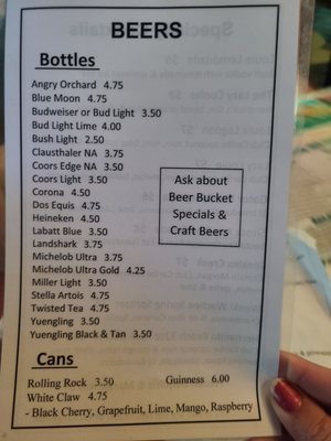Menu photo 1 The Lazy Lizard Hernando Beach, FL
