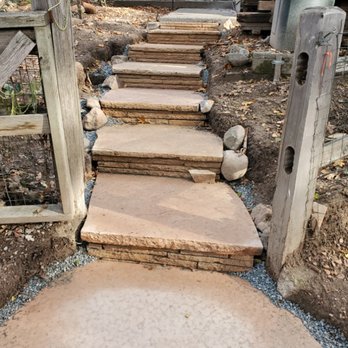 Mg Masonry - Stone steps for garden - Building Supplies Near Me - Santa Rosa, California