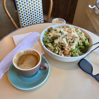 Moulin - Moulin salad and latte. - Bakeries Near Me - San Clemente, California