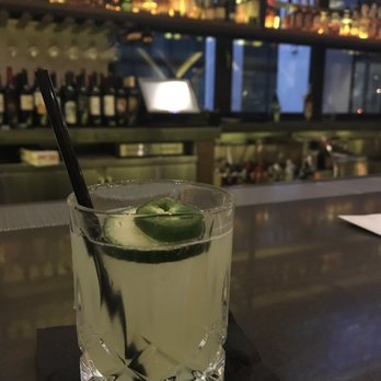 Willard Hicks - Spicy jalapeño cucumber margarita - Steakhouses Near Me - Morgan Hill, California