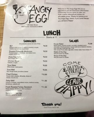 Menu photo 7 The Angry Egg Manchester, CT