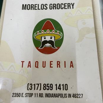 Tienda Morelos - Menu Cover - Mexican Near Me - Indianapolis, Indiana Tienda Morelos - Menu Cover - Mexican Near Me - Indianapolis, Indiana