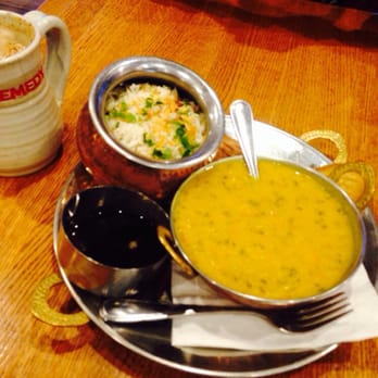 Remedy Cafe - Vegetarian Dahl & two samosas! - Indian Near Me - Edmonton, Alberta Remedy Cafe - Vegetarian Dahl & two samosas! - Indian Near Me - Edmonton, Alberta