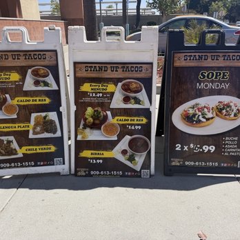 Stand Up Tacos - Mexican Near Me - Chino, California Stand Up Tacos - Mexican Near Me - Chino, California