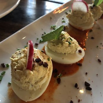 Red Table - Deviled Deviled Eggs - Not your Moms yummy! - Gastropubs Near Me - Huntington Beach, California