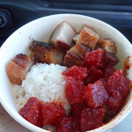 Roast Pork and Wasabi Masago Poke Roast Pork and Wasabi Masago Poke
