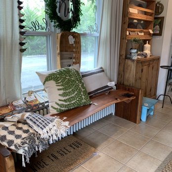 The Urban Farmhouse - Handmade bench made from cherry log and legs are walnut. - Gift Shops Near Me - Arlington, Virginia The Urban Farmhouse - Handmade bench made from cherry log and legs are walnut. - Gift Shops Near Me - Arlington, Virginia
