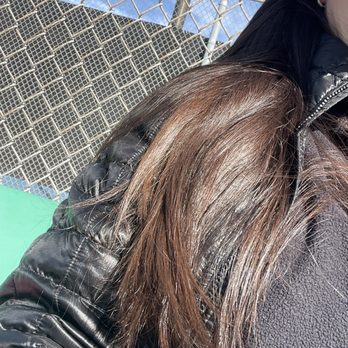 Head Games - 49 yrs ok, out in the sun after Carina did a Framesi hair mask.. Haven't  had my hair colored in over a year, and it shines like this!! - Hair Salons Near Me - Carmel, California