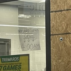 7-Eleven - Close until 4, why? That's a full hour shutdown.