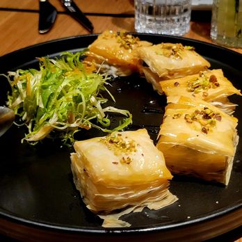 BOA Steakhouse - Goat Cheese Baklava - Acidic Green perfect balance to cleanse between bites - Steakhouses Near Me - Las Vegas, Nevada BOA Steakhouse - Goat Cheese Baklava - Acidic Green perfect balance to cleanse between bites - Steakhouses Near Me - Las Vegas, Nevada