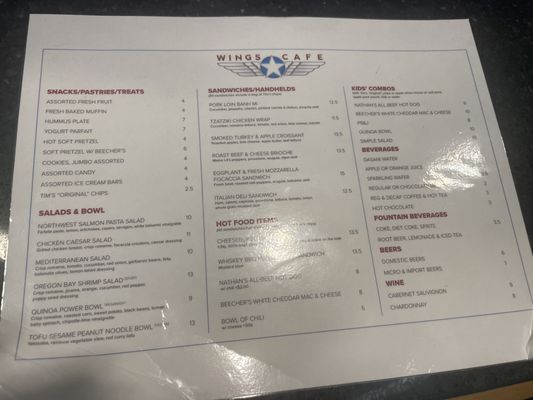 Menu photo 2 Wings Café Tukwila, WA Menu photo 2 Wings Café Tukwila, WA