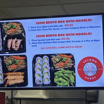 Intown Sushi - Menu - Sushi Bars Near Me - Minneapolis, Minnesota Intown Sushi - Menu - Sushi Bars Near Me - Minneapolis, Minnesota