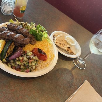 Sorrento Grill - Kabob combo was hot tasty and generous in portions. - Middle Eastern Near Me - Herndon, Virginia Sorrento Grill - Kabob combo was hot tasty and generous in portions. - Middle Eastern Near Me - Herndon, Virginia