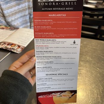 Sonora Grill - Margarita menu - Mexican Near Me - Ogden, Utah Sonora Grill - Margarita menu - Mexican Near Me - Ogden, Utah